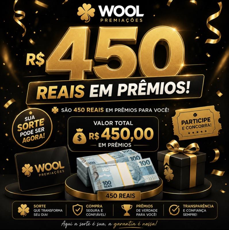 450$ em prêmios
